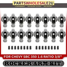 16pcs 17-4ph Stainless Steel Roller Rocker Arms For Chevy Sbc 350 1.6 Ratio38