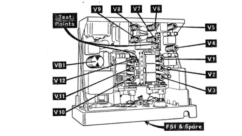 Larkspur Station Radio (B44 MK III) B44 MK.3 VHF AM man przenośny nadajnik-odbiornik - Zdjęcie 5 z 8