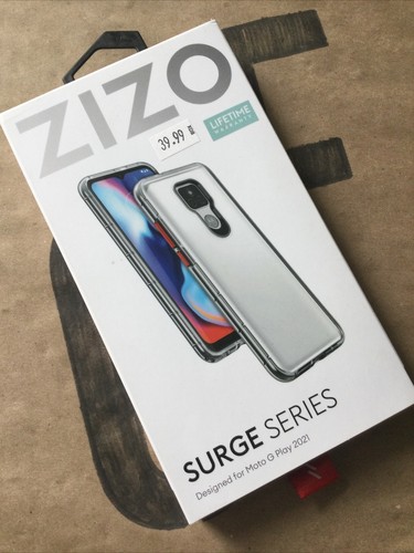 Funda Motorola Moto G Play 2021 Smartphone ZIZO Cubierta Surge Series Transparente - Imagen 1 de 6
