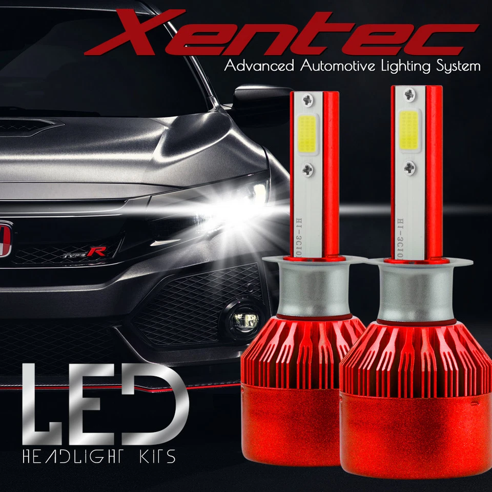 Kit conversión faros LED HID XENTEC H1 6000K para Audi A8 Quattro 1997-2003 Foto 2 de 4