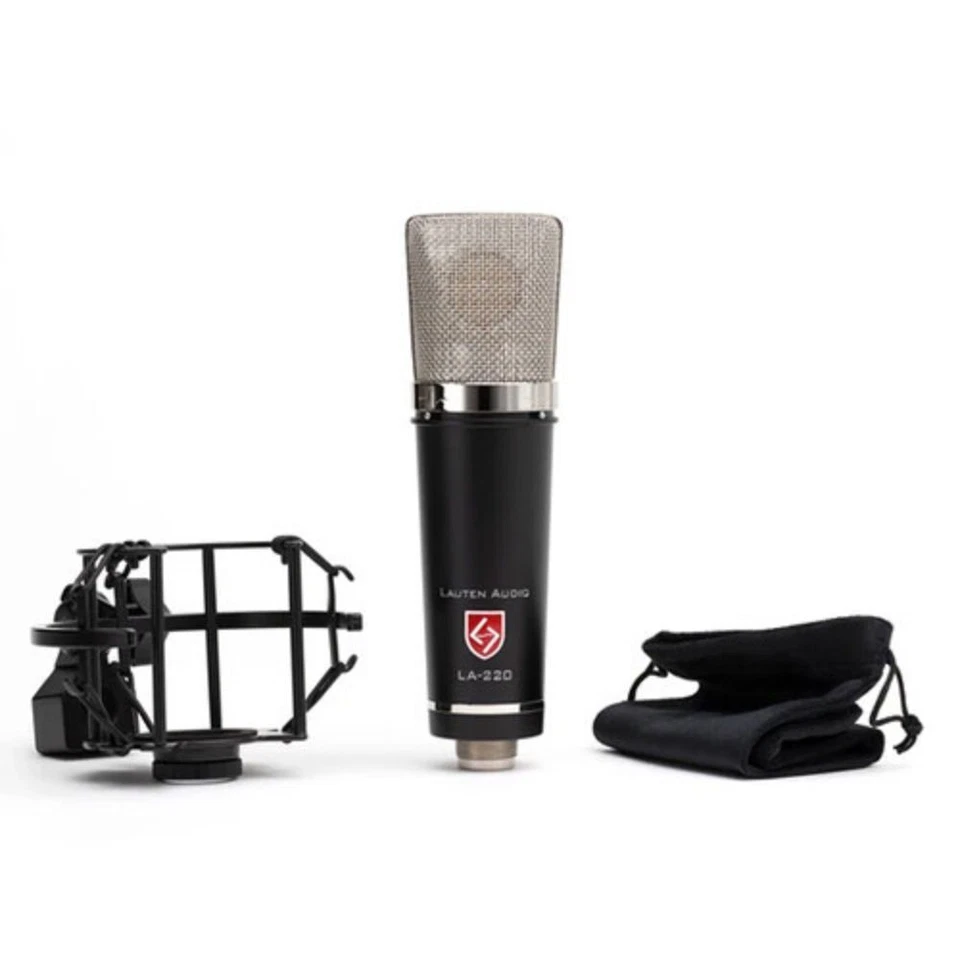 Lauten Audio Black Series LA-220 V2 Two-Tone FET Studio Condenser Microphone - Image 4 of 4