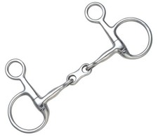 Shires Hanging Cheek French Link Snaffle 4.5" 5" 5.5" 6"