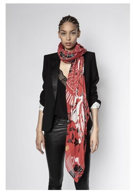 ZADIG VOLTAIRE DELTA VIPER SCARF | eBay