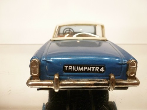 BANDAI JAPAN - TRIUMPH TR4 - BLUE L21.0cm rare - GOOD CONDITION - Picture 3 of 9