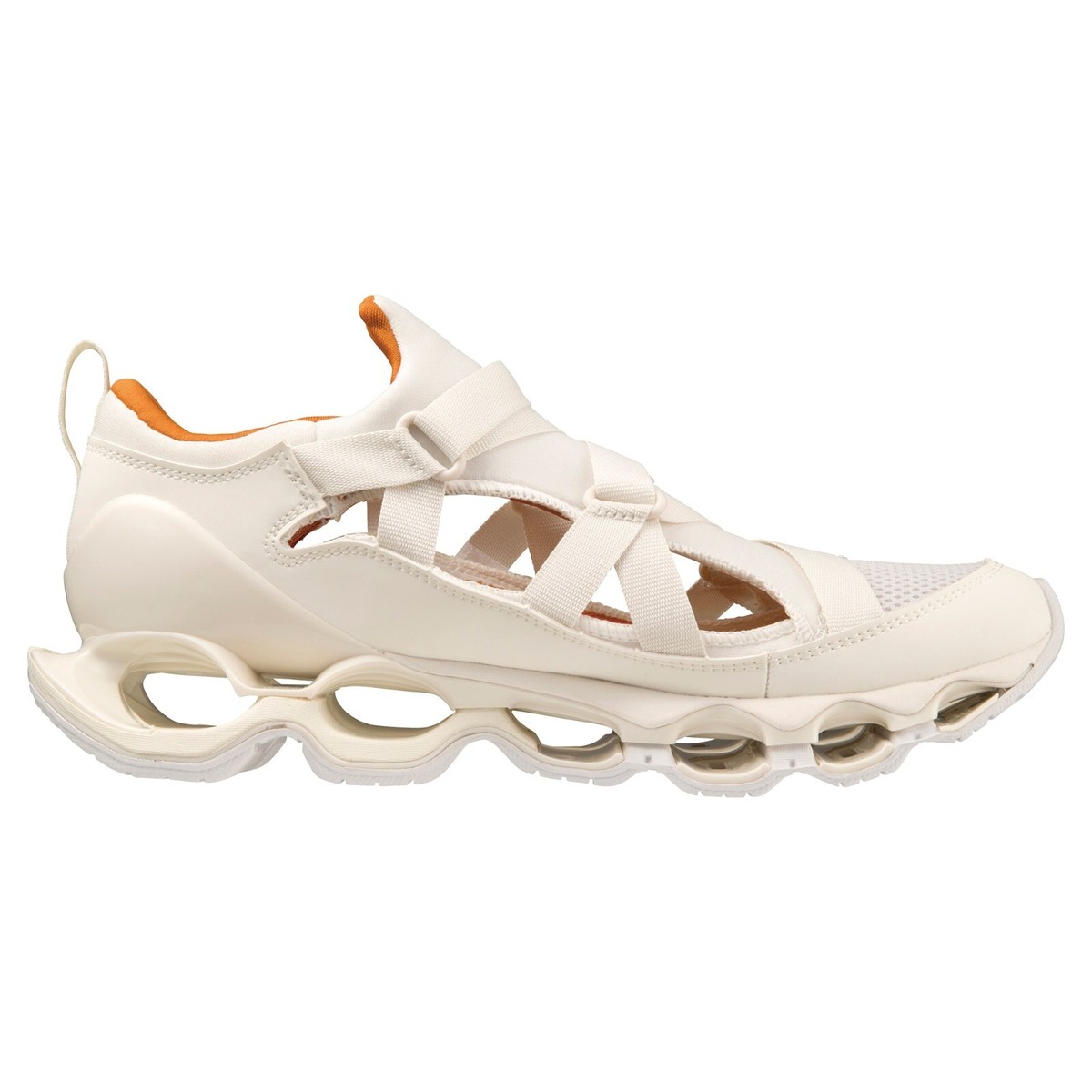 MIZUNO WAVE PROPHECY Strap ホワイト/オレンジ MIZUNO スニーカー (ミズノ) WAVE PROPHECY Strap D1GA225102