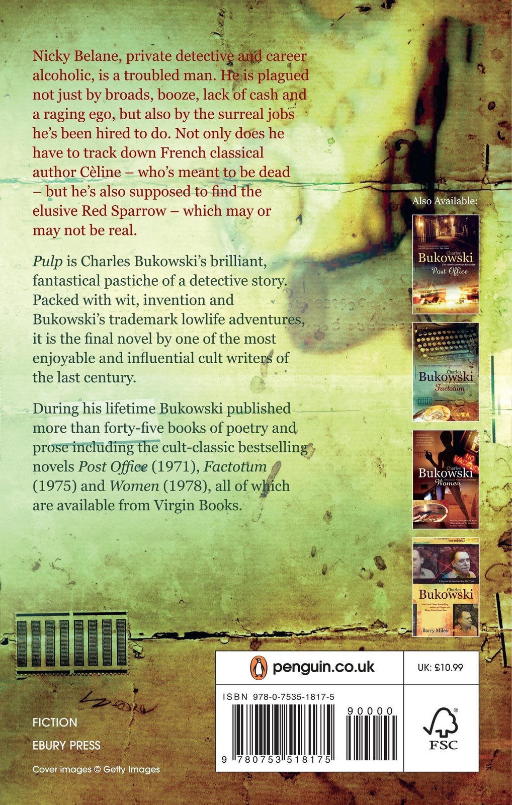 Thumbnail - Pulp | A Novel | Charles Bukowski | Englisch | Taschenbuch | B-format