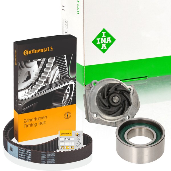 Contitech CT997 Zahnriemen + INA Spannrolle Wapu FüR Fiat Cinquecento Panda-image
