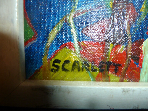 Original Oil on Canvasboard Expressionist Painting by Rolph Scarlett - Picture 2 of 15