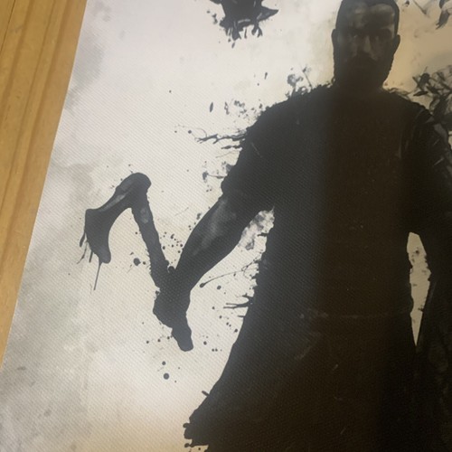 Póster To Valhalla de Nicklaus Gustafsson negro blanco gris cuervo vikingo nórdico - Imagen 5 de 9