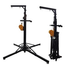 2PCS 19FT Loudspeaker Box Heavy Duty Tower Lifter Stage Truss Crank Stand