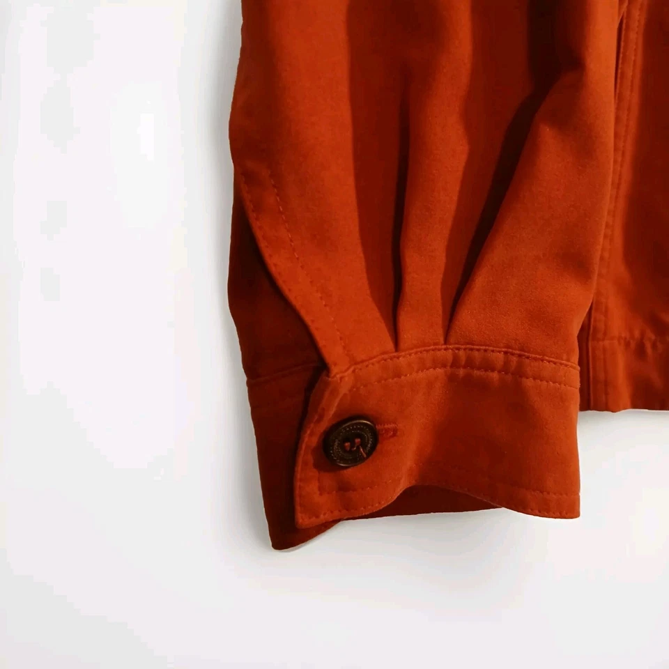 Jaqueta Alfred Dunner Feminina 22W Laranja Zíper Completo Madura Carreira Ware Professional - Imagem 4 de 4