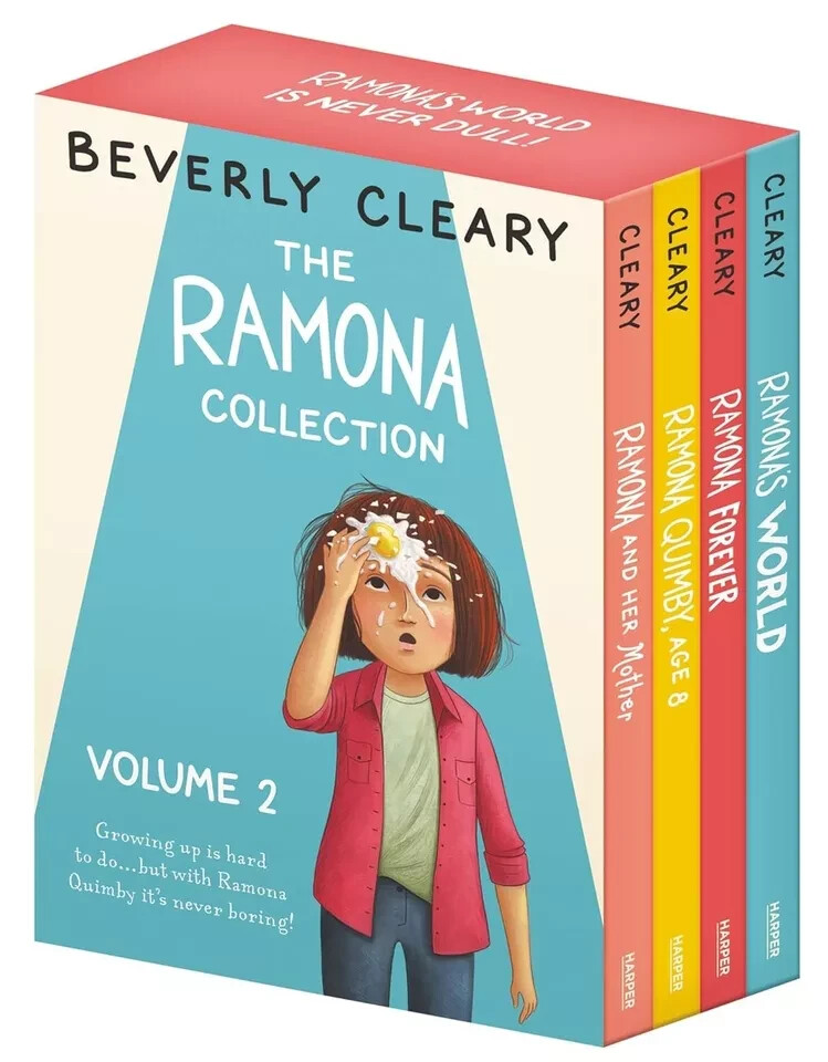 The Ramona 4 Books Collection Set by Beverly Cleary, Jacqueline Roger Volume 2
