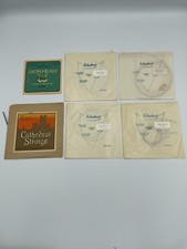 Various Lot Of Vintage Harp Strings: Cathedral Strings, Schubert, Lyon Healy G4
