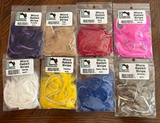 Micro Rabbit Strips  - 3/32” Hareline