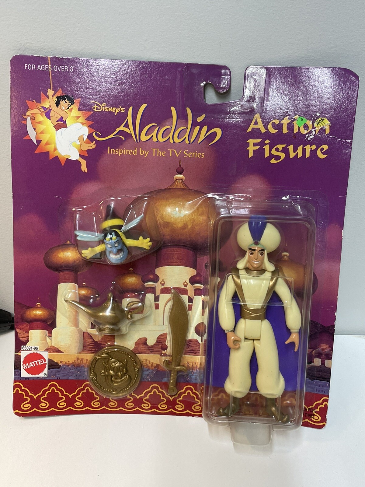 Lot of 5 Vintage Disney Aladdin Action Figure 65391-96 Mattel New ...