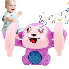 Interactive dancing monkey with light and sound effects