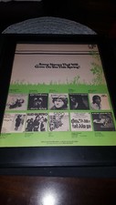 Bell Records Manilow, Manchester, Delfonics Rare Original Promo Poster Ad Framed