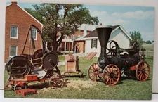 Westminster Md Carroll Co. Farm Museum  Taylor Mfg 1860 Steam Engine Postcard E4
