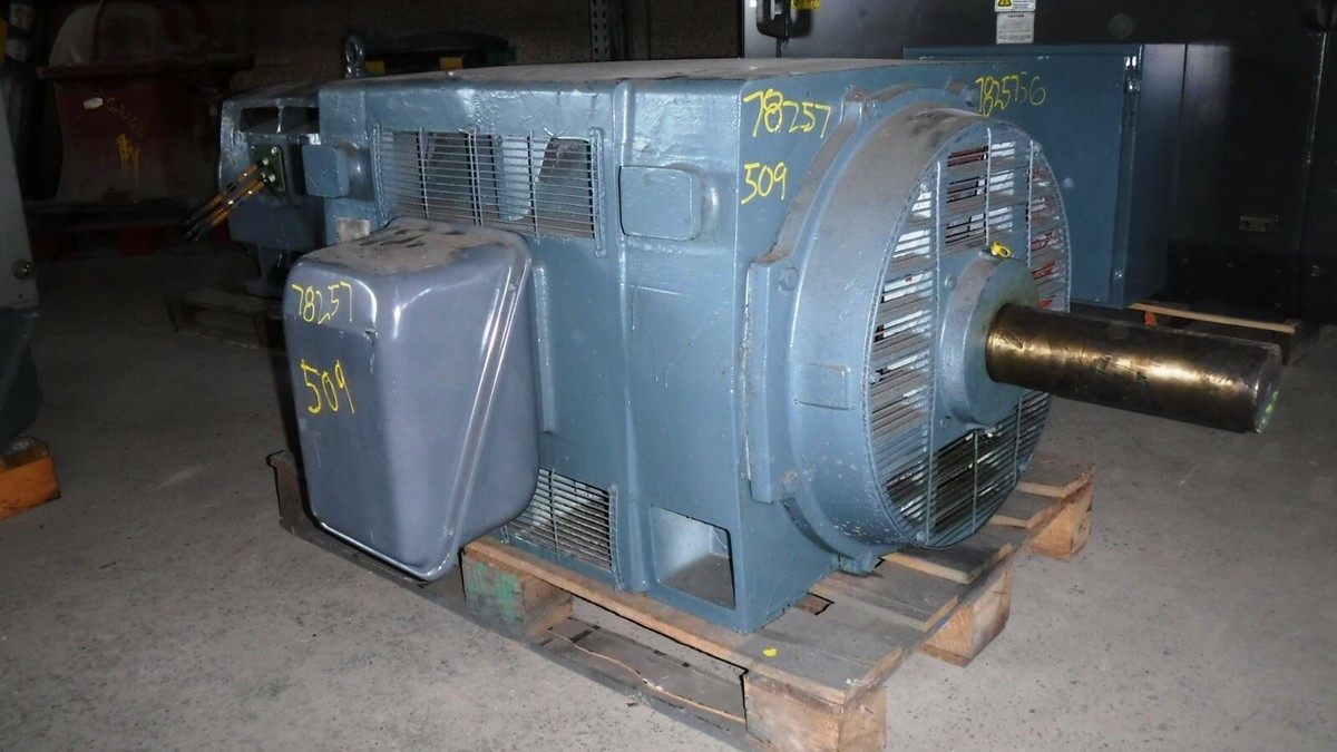 350 HP General Electric Motor, 1800 RPM, 509L Frame, DP, 4000 V