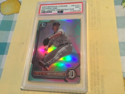 2022 Bowman Chrome Jackson Jobe Rookie Refractor PSA 9