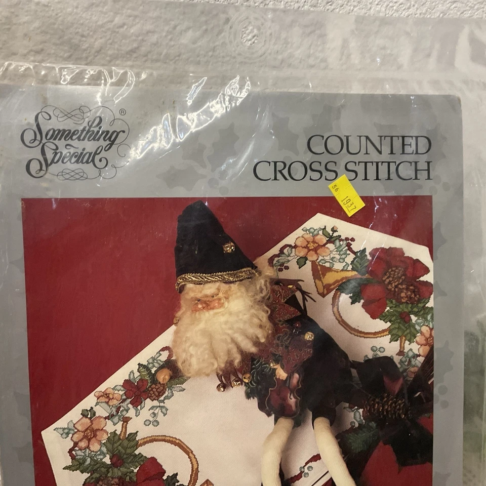 Vtg NIP Candamar Designs Something Special #50673 Instruments Table Runner Xmas - Image 3 of 4