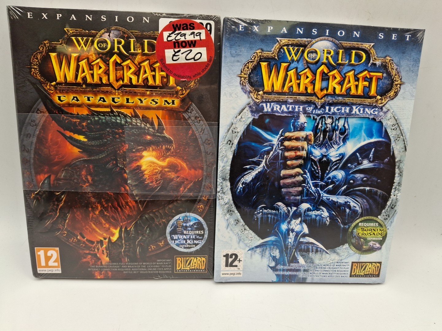 World of Warcraft: Wrath Lich King/Cataclysm (PC: Mac and Windows XP DVD JM76