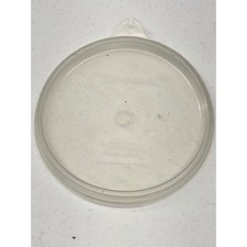 Tupperware Replacement Lid Seal 215-25 Clear Round Vintage Made in USA