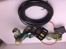 Powered 3-to-2 Wire Splice-in Trailer Tail Light Converter, Vehicle 4-Pin...