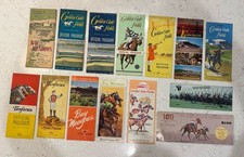 14 Bay Meadows Golden Gate Fields  Tanforan Thoroughbred Horse Racing Programs