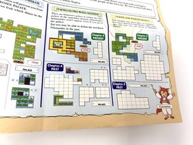 The Magic of Scheherazade Nintendo NES Travel Map Poster Insert Culture Brain