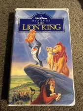 Walt Disney Black Masterpiece (The Lion King )Very Rare (VHS) Mint Condition 