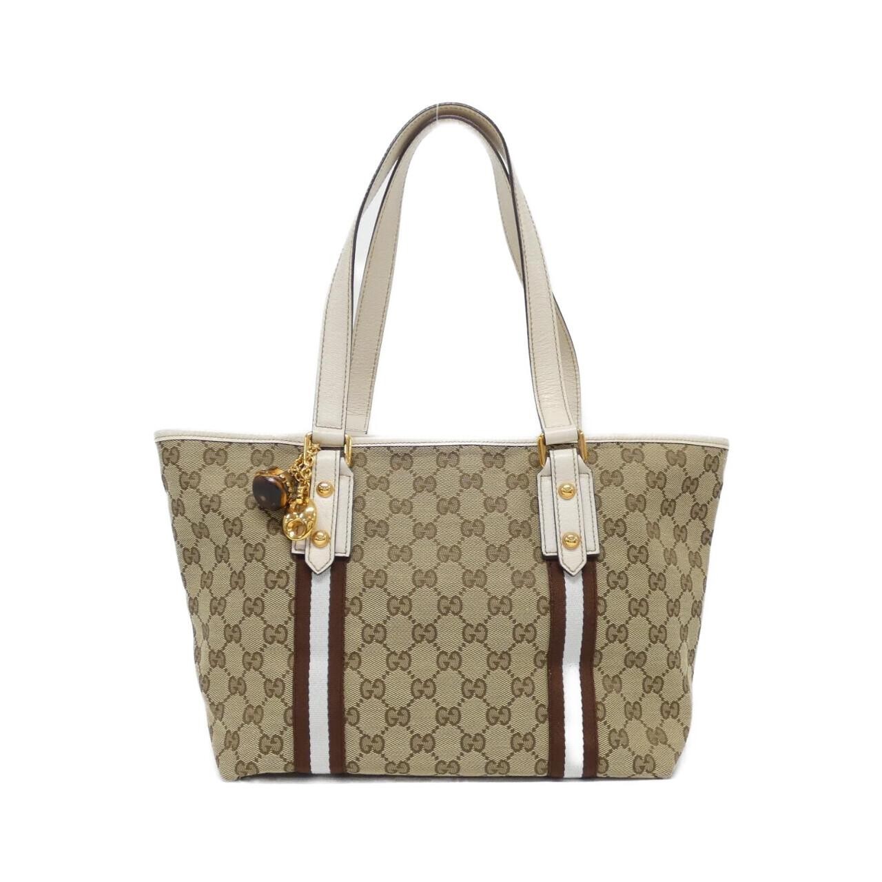 Gucci GG Canvas Shoulder Bag with Interlocking G Logo