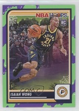 2023-24 Panini Haunted Hoops Slime Isaiah Wong #139 0b3