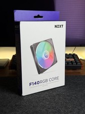 NZXT F140 RGB Core PC Case Fan Single Pack - 140mm - BLACK - NEW IN BOX