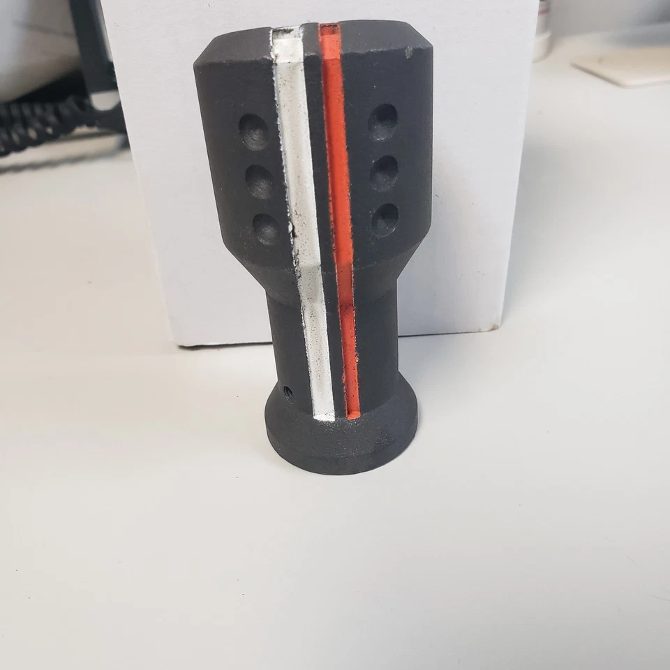 Perilla de cambio Sparco 03736AO Settanta negra con detalles en naranja/blanco *CAJA ABIERTA* Foto 2 de 4