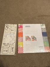 Creative Memories LOT " Live Out Loud " Stack Pack  Matching Stickers - NEW
