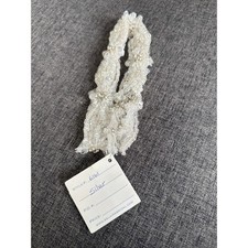 Bella Bridal Style 6161 Silver Beaded Lace Wedding Dress Sash Belt