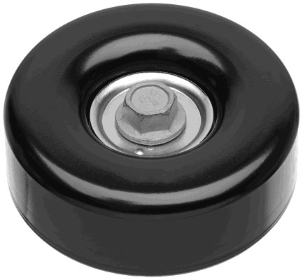 Aux Belt Idler Pulley fits SAAB 9-7 5.3 04 to 12 Guide Deflection Gates 12580771