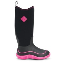 Muck Boots Hale Multi-Season Women's Rubber Boot 8 Black/Hot Pink
