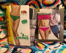 4 Hanes Women's Bikini Panties 3 Wal-Mart NIP VTG szSmall 2015 RARE Panty