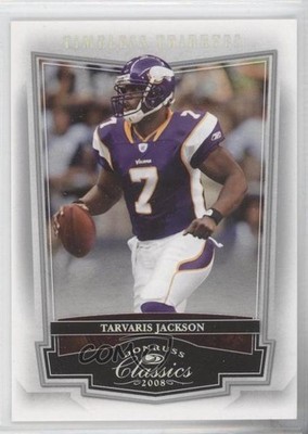 2008 Donruss Classics Timeless Tributes Silver 73/100 Tarvaris Jackson #55 0a1