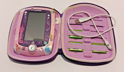 LeapFrog LeapPad 2 Explorer Tablet Pink System 3 games  Tested/ Working