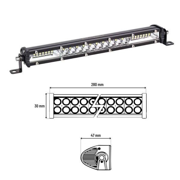 LED Arbeitsscheinwerfer Lichtbalken 12V 24V Offroad Auto Traktor LKW Bagger-image