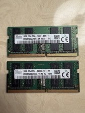 SK Hynix 32GB Kit 2x16GB DDR4 PC4-2666V SO-DIMM Laptop RAM HMA82GS6JJR8N-VK