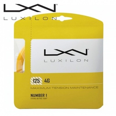 LUXILON 4G 1.25/1.30mm 12.2m Tennis String Racquet Racket String Gold NWT