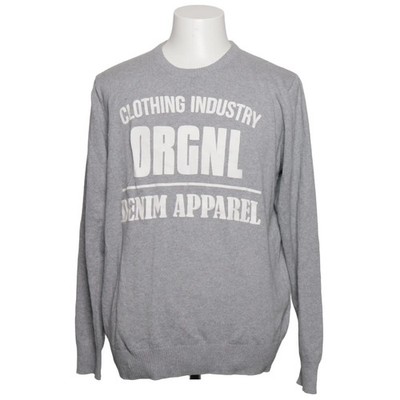 Identic, Strickpullover, Größe: XL, Grau, Print, Herren #aVU