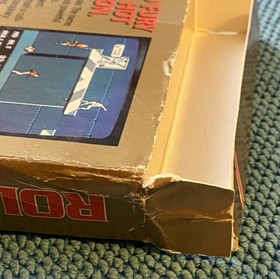 Rolling Thunder NES Tengen Black Cartridge Manual Cardboard Sleeve Box Intact