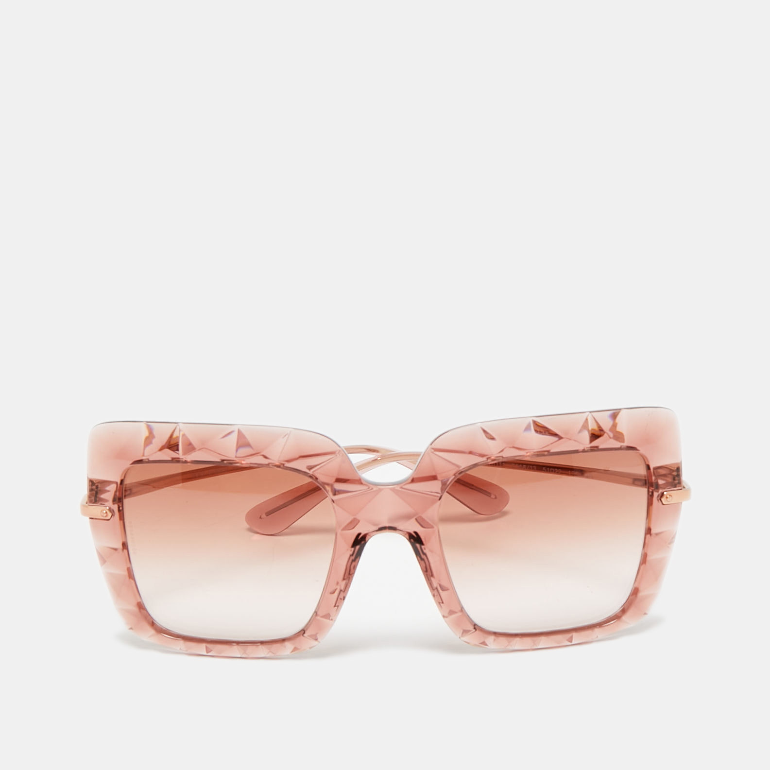 Dolce & Gabbana DG6111 Rose Gold Gradient Square Sunglasses