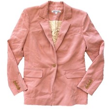 Elizabeth And James Coral Blazer Jacket Women s Size 4 FLAW