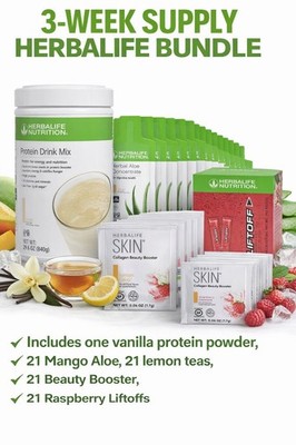 Herbalife 3 Week Supply Nutritional Supplement Drink Mix